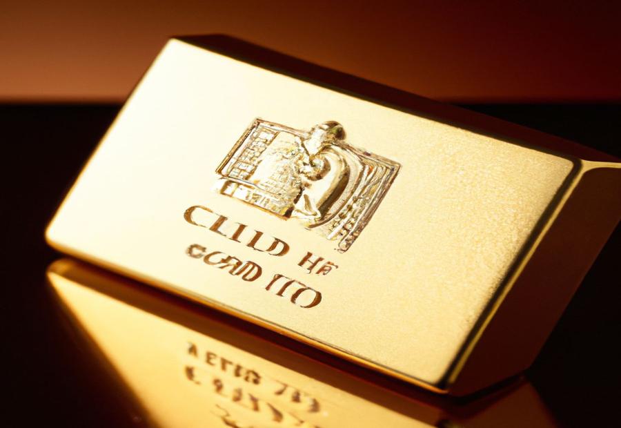 Description and value of Credit Suisse 10 oz gold bars