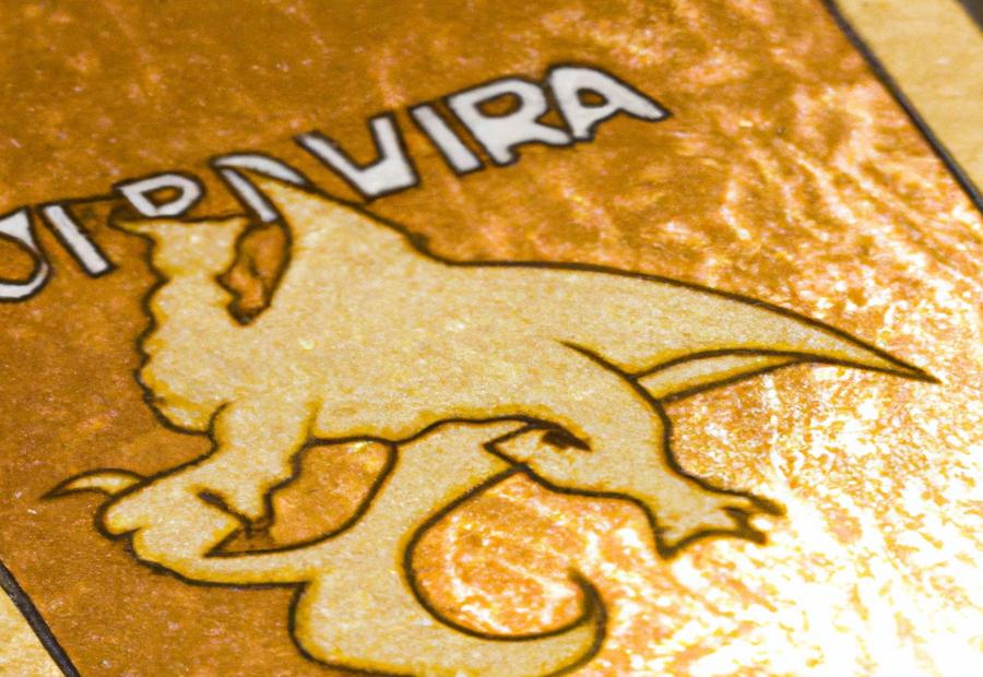 Analysis of a specific Gold Charizard V card