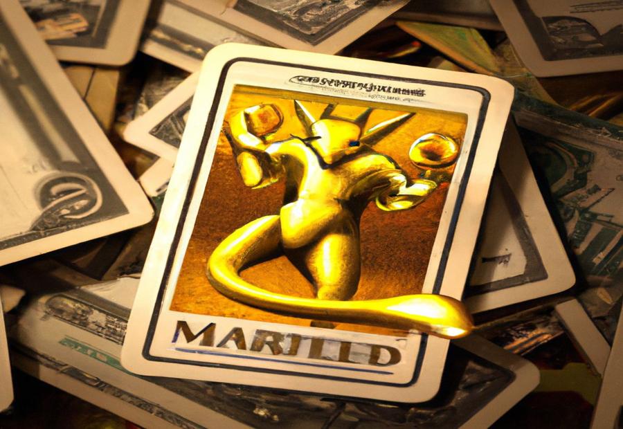 Pricing and Condition of the Gold Mewtwo Trading Card