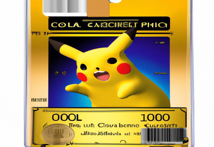 The Value of a Gold Pikachu Card in 2023