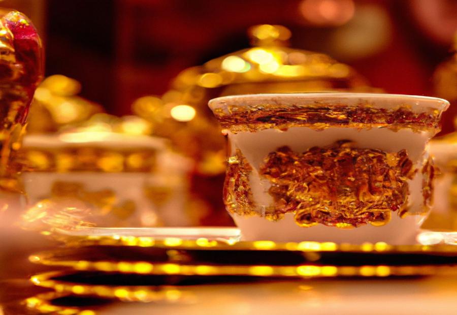 Current market value of gold plated china