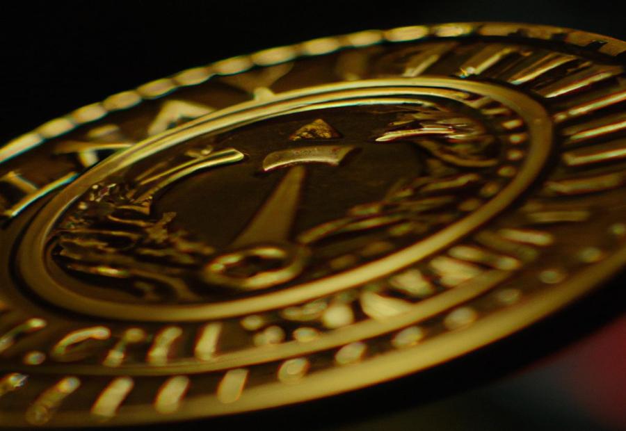 The use of gold coins as a form of currency and their representation of trust, loyalty, and security