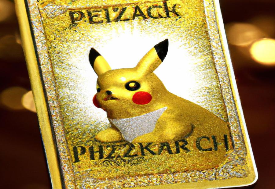 Gold Pikachu Card Price Chart for 2023