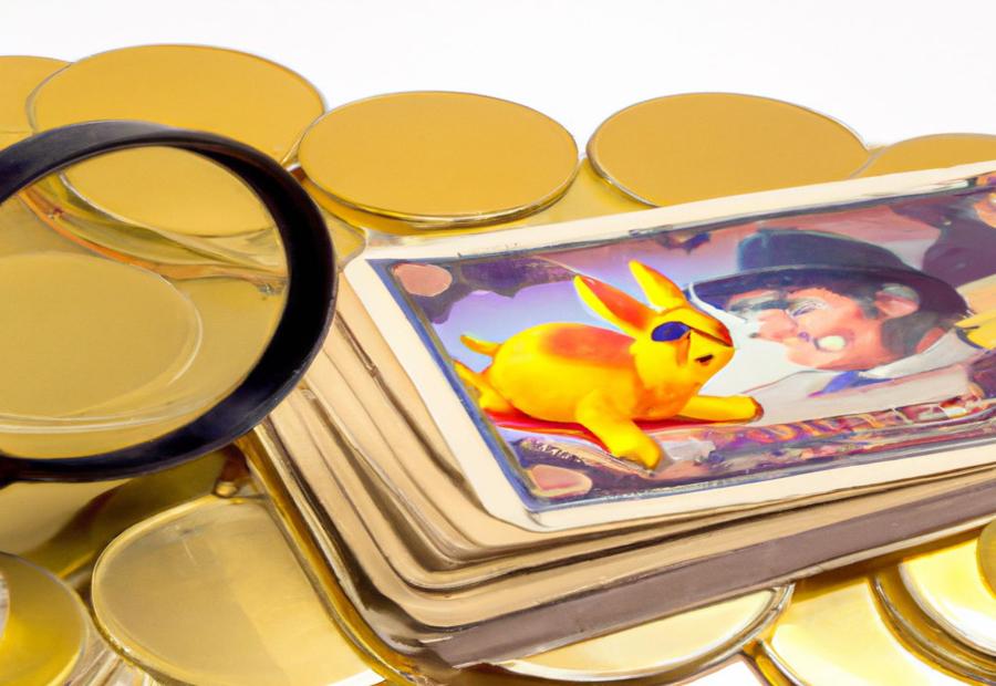 How to determine the value of a gold Pokemon card