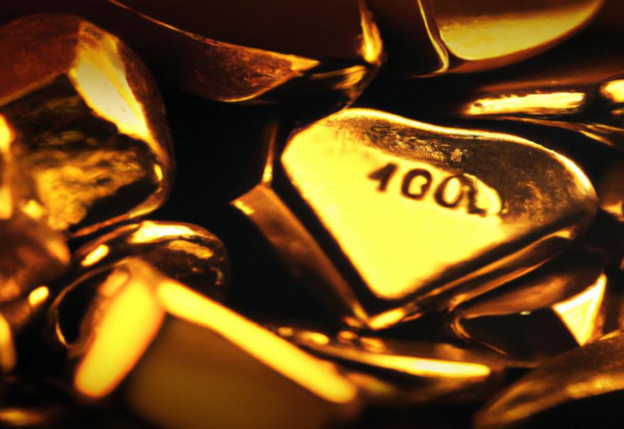 Weight of 100 pounds of gold