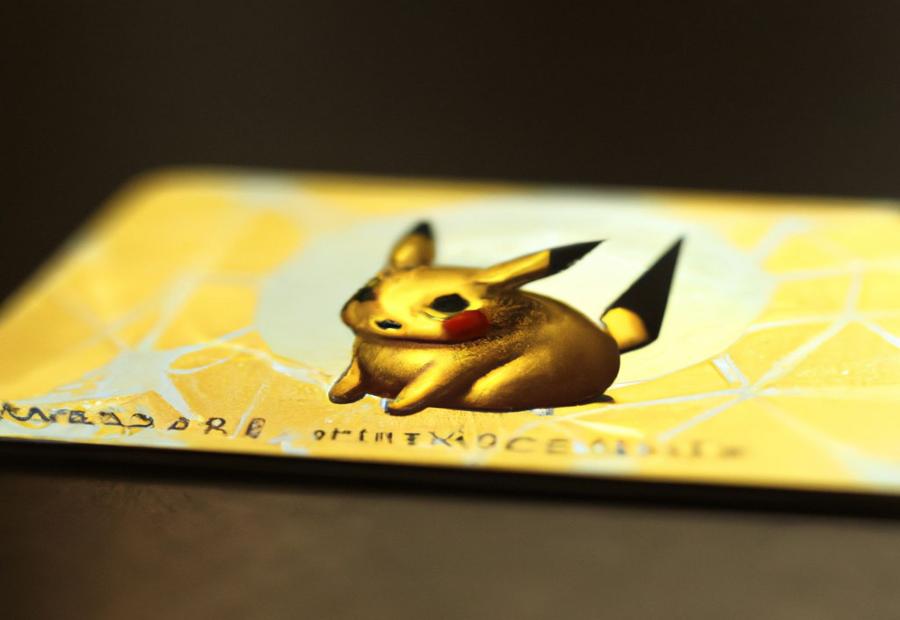 Pikachu gold cards and their value