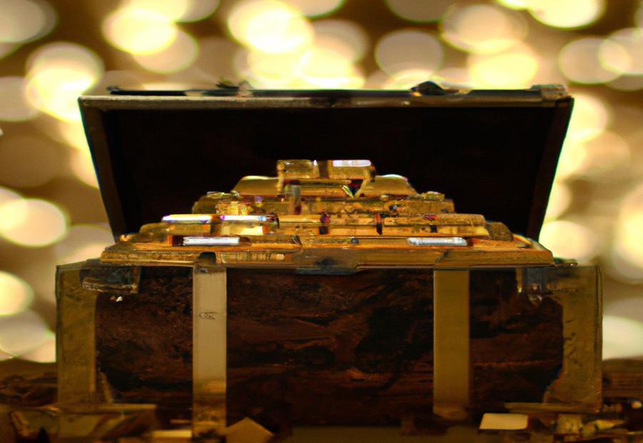 Projected value of 2000 lbs of gold