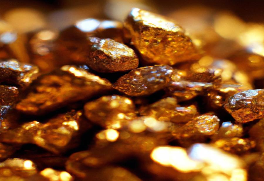 How is panned gold worth determined?