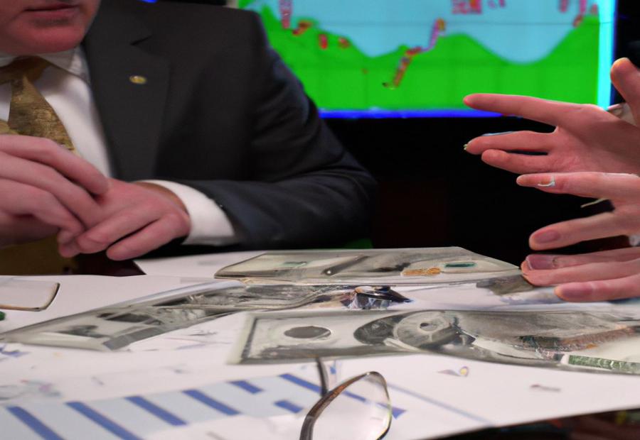 Working with a financial advisor to create a money management plan