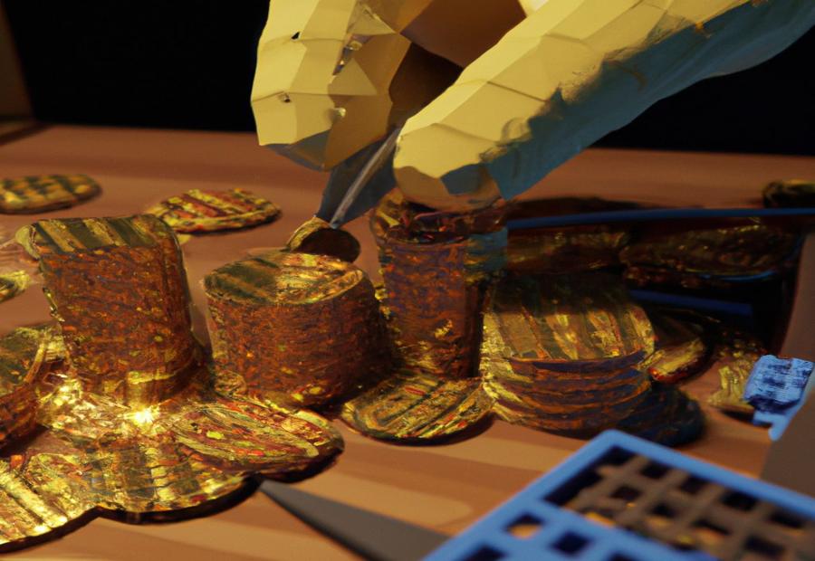 Crafting gold coins