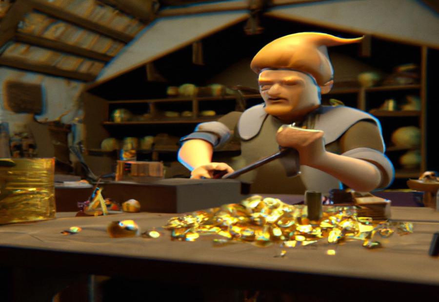 Crafting and Selling Items for Gold Coins